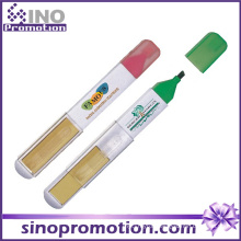 Marker Pen with Sticky Notes Highlighter Pen with Memo Sticker